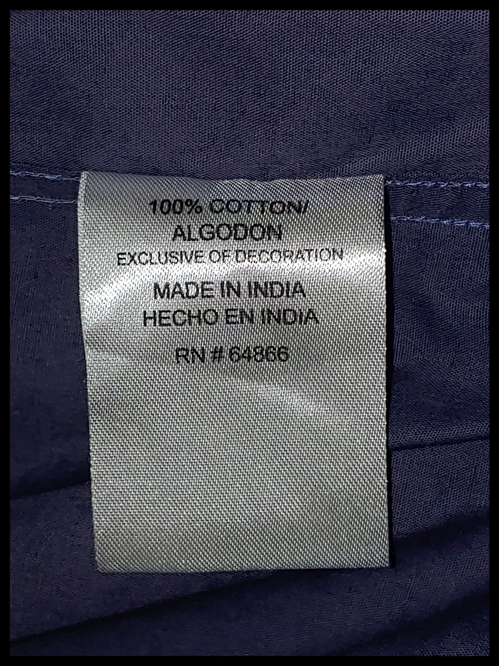 Company 81 Short-Sleeve Blue Button-Up Shirt Large - Picture 6 of 6